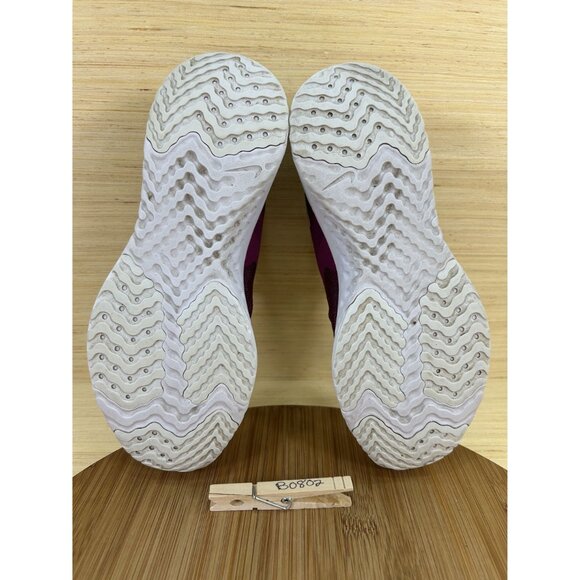 Nike Oddessy React 2 Flyknit Raspberry Athletic Running Shoes Womens Size 7 - Picture 8 of 8